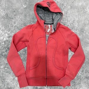 Special Edition Lululemon athletica Red Hooded Sweater